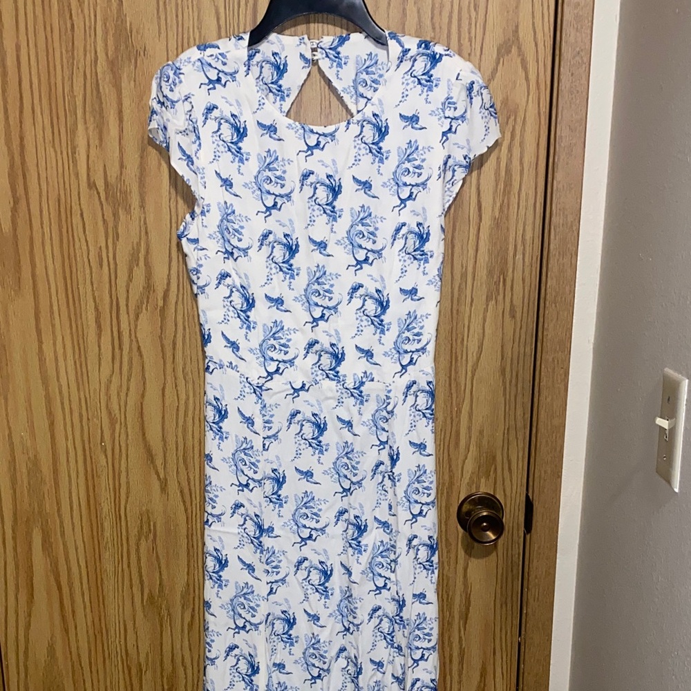 Reformation Dress Monkey Print 6